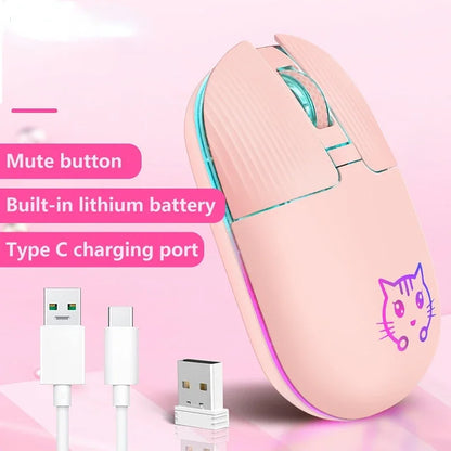 KawaiiGlow™ Wireless Mouse | LOOTZONE
