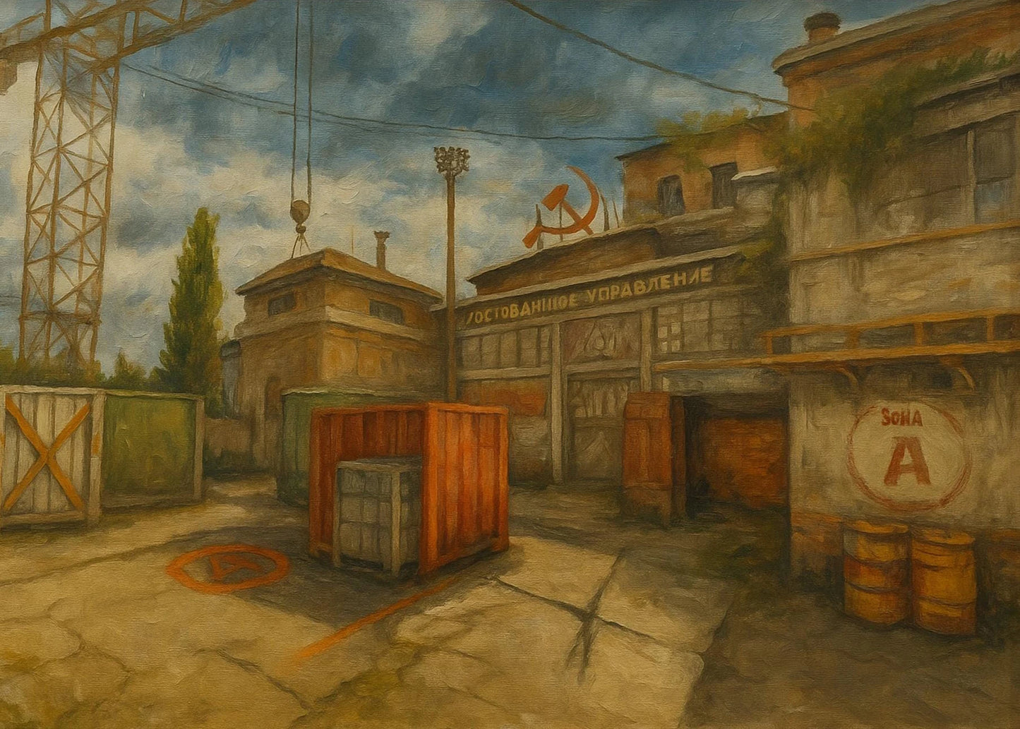 Cuadro al óleo impreso Counter Strike | Lootzone