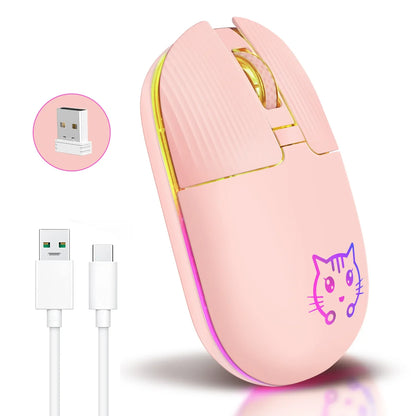 KawaiiGlow™ Wireless Mouse | LOOTZONE