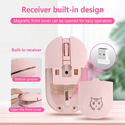 KawaiiGlow™ Wireless Mouse | LOOTZONE