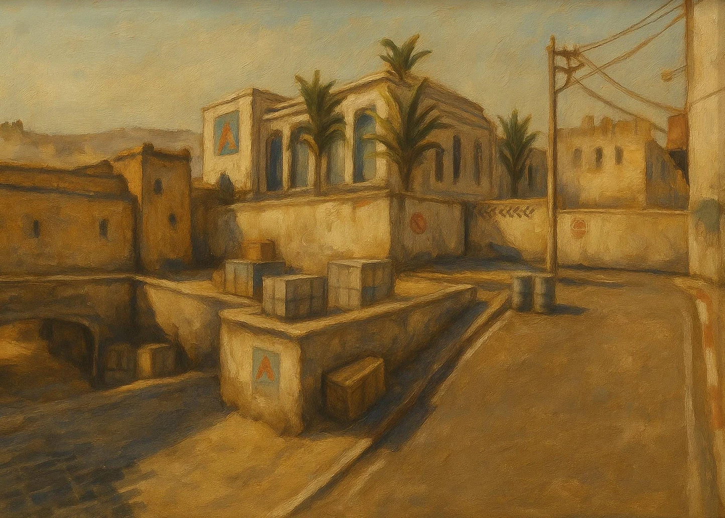 Cuadro al óleo impreso Counter Strike | Lootzone