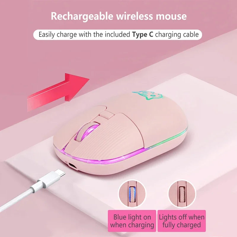 KawaiiGlow™ Wireless Mouse | LOOTZONE