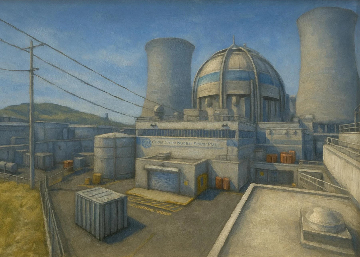 Cuadro al óleo impreso Counter Strike | Lootzone