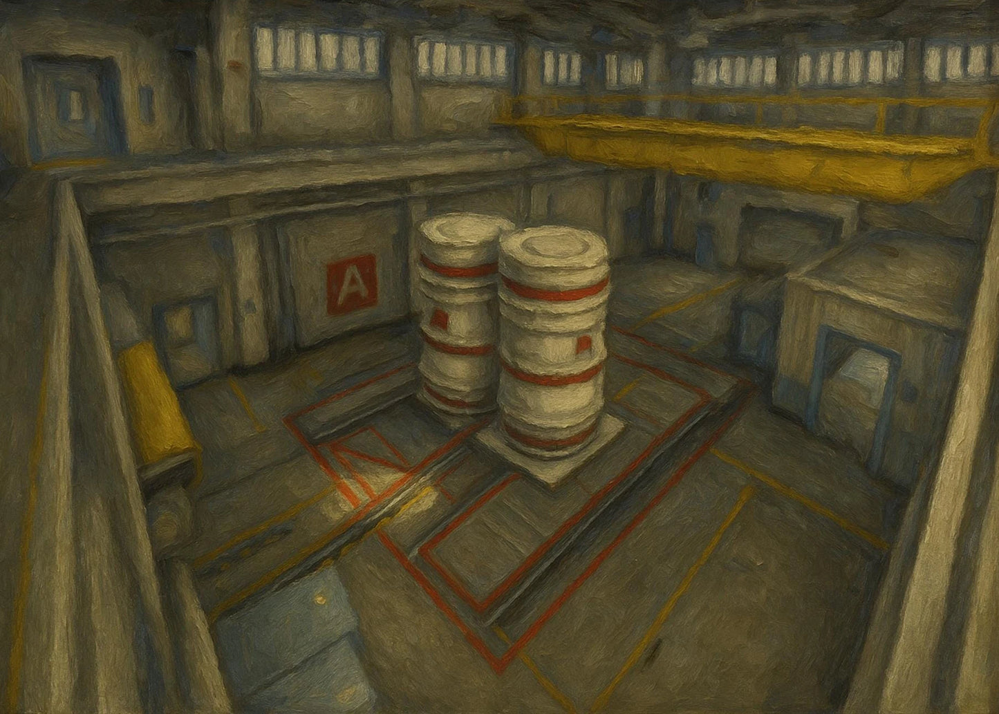 Cuadro al óleo impreso Counter Strike | Lootzone