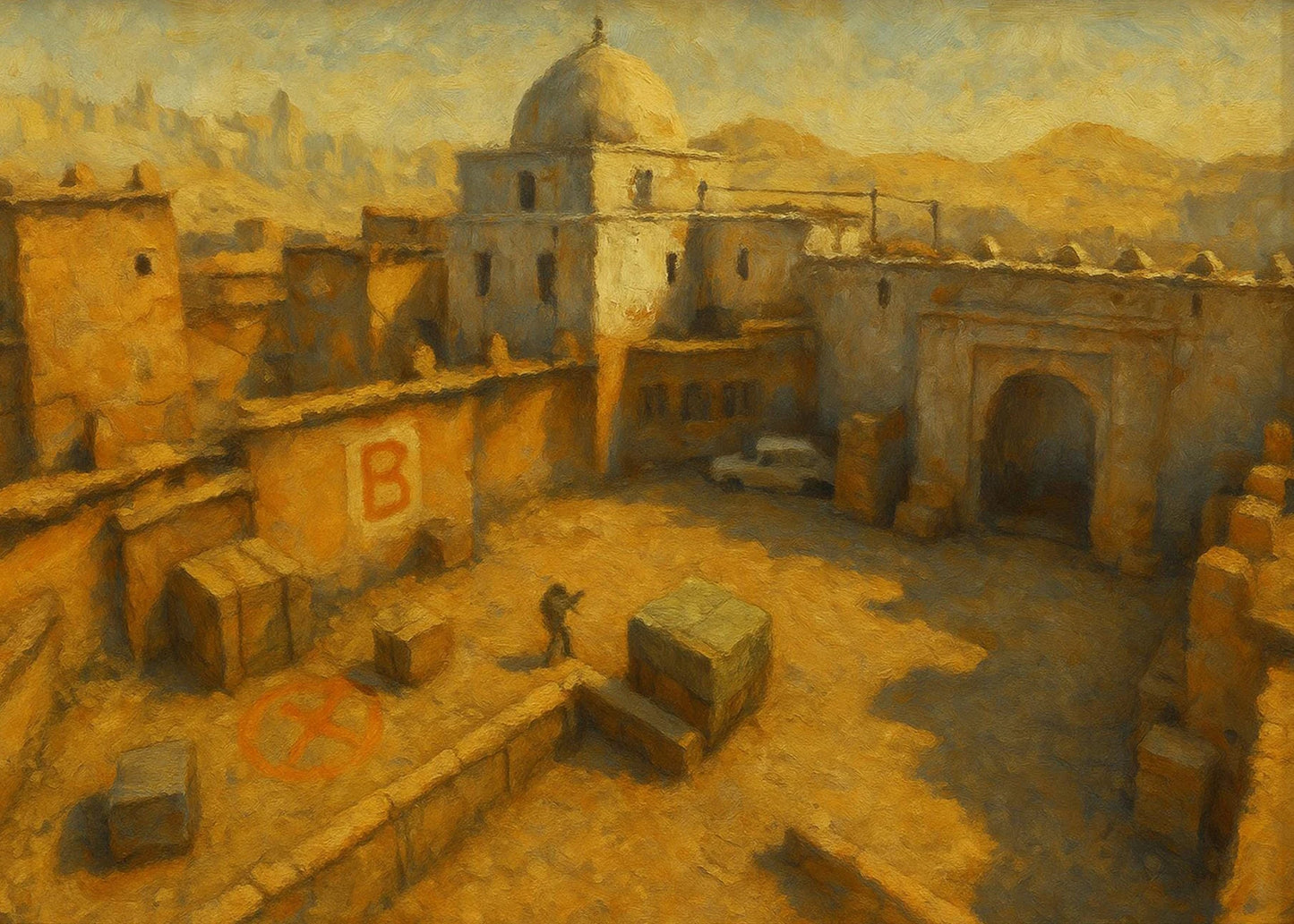 Cuadro al óleo impreso Counter Strike | Lootzone