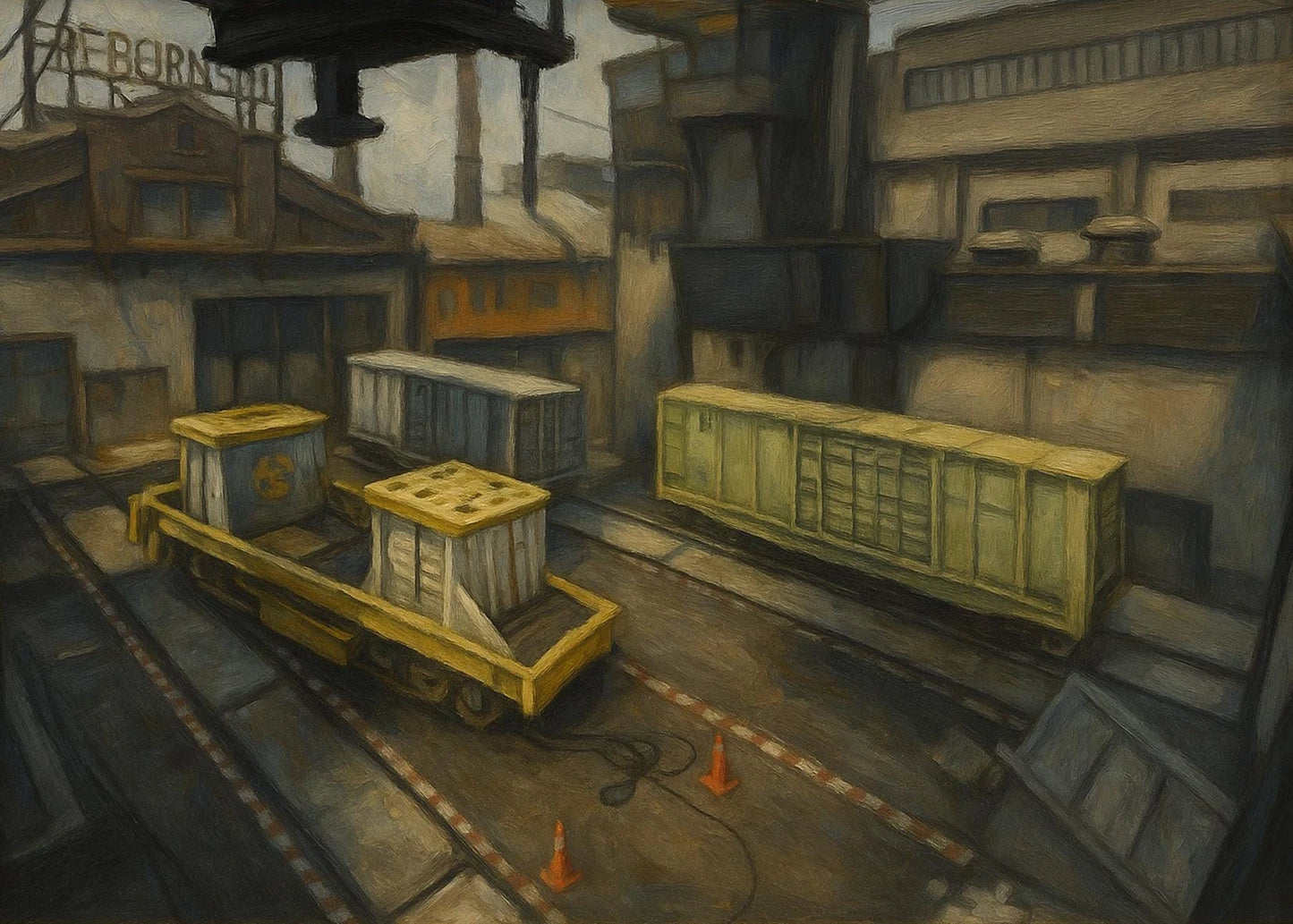 Cuadro al óleo impreso Counter Strike | Lootzone