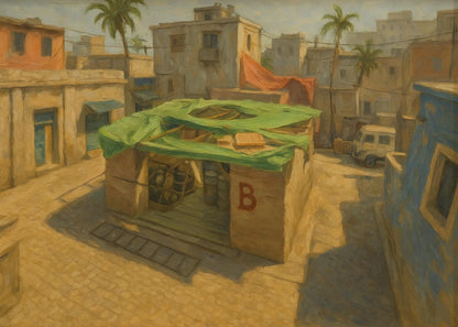 Cuadro al óleo impreso Counter Strike | Lootzone