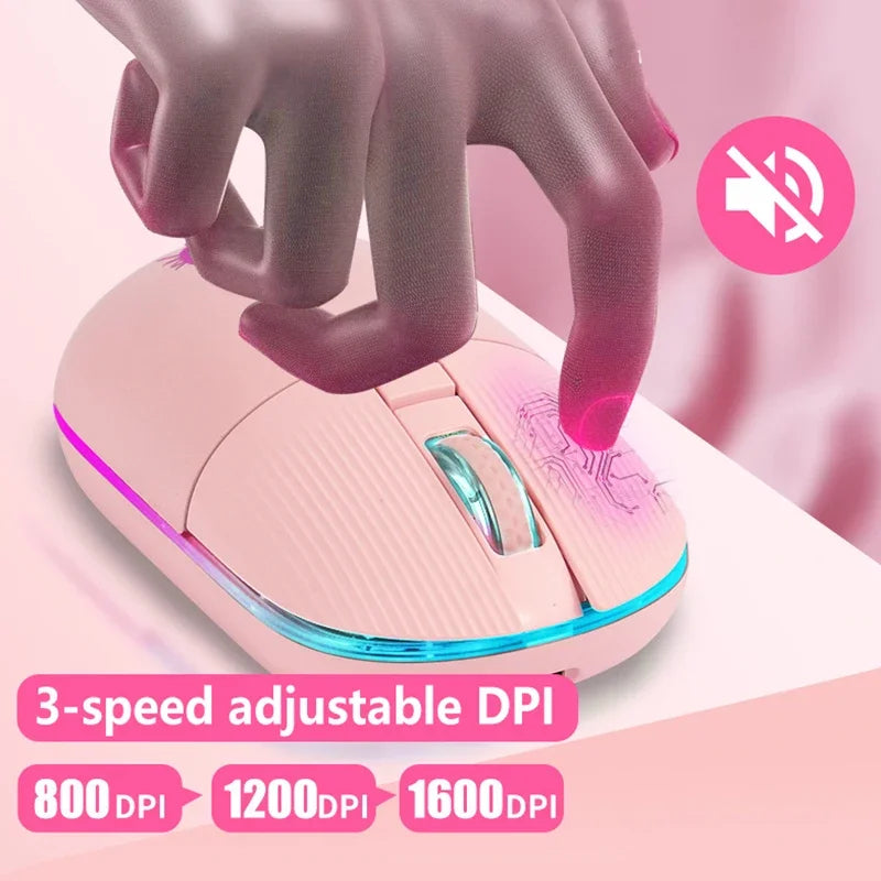 KawaiiGlow™ Wireless Mouse | LOOTZONE